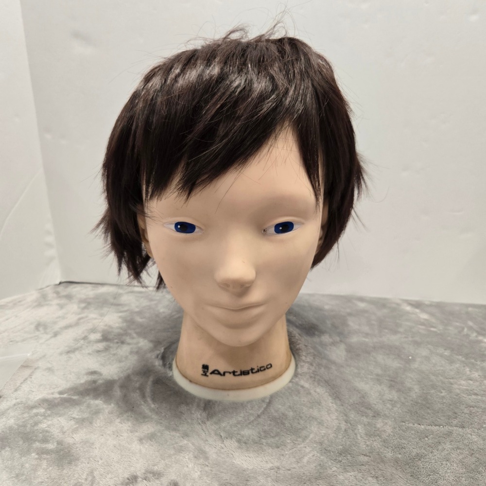 Artistico Dazai Osamu Cosplay Wig Bungo Stray Dogs Dark Brown Short Layered Hair